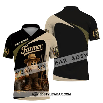 Unisex Shirt - Custom Farmer Shirt - Polo Shirt / S - T-shirt