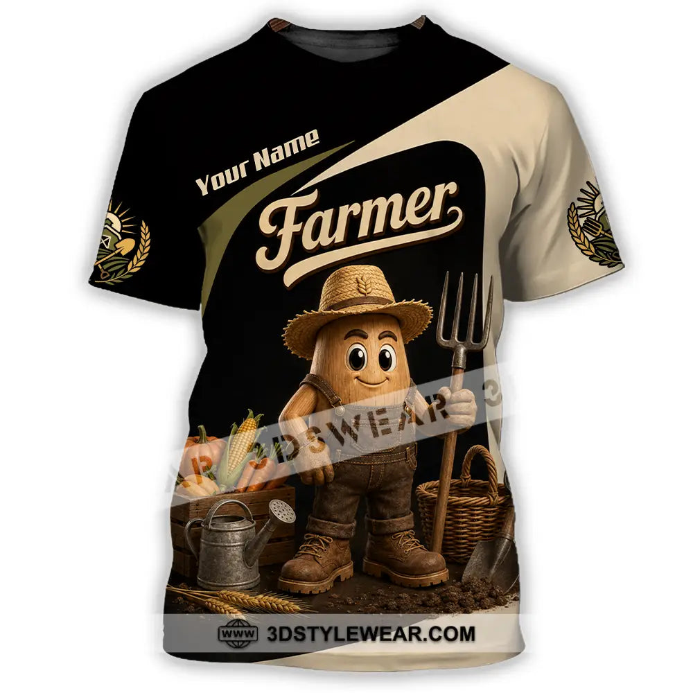 Unisex Shirt - Custom Farmer Shirt - T-Shirt / S - T-shirt