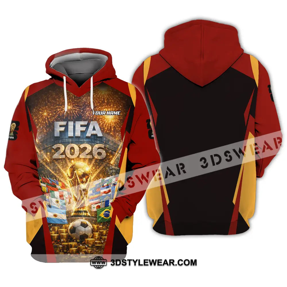 Unisex Shirt - Custom FIFA World Cup 2026 3D Shirt Hoodie / S T-shirt