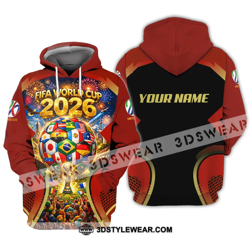 Unisex Shirt - Custom FIFA World Cup 2026 3D Shirt Hoodie / S T-shirt