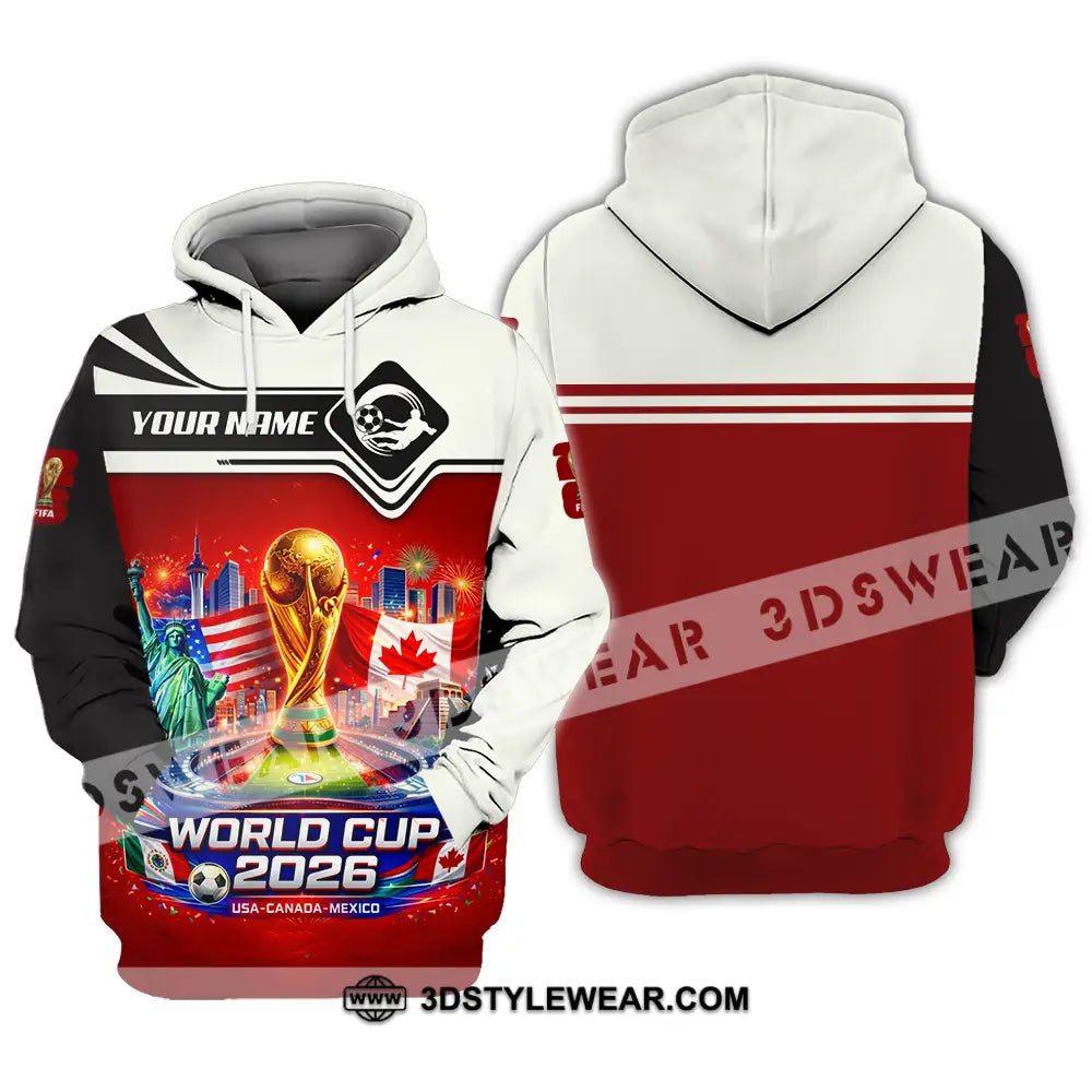 Unisex Shirt - Custom FIFA World Cup 2026 3D Shirt Hoodie / S T-shirt
