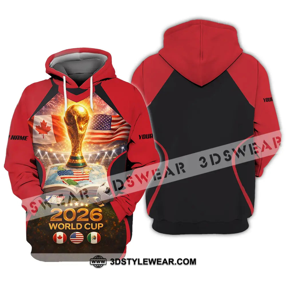 Unisex Shirt - Custom FIFA World Cup 2026 3D Shirt Hoodie / S T-shirt