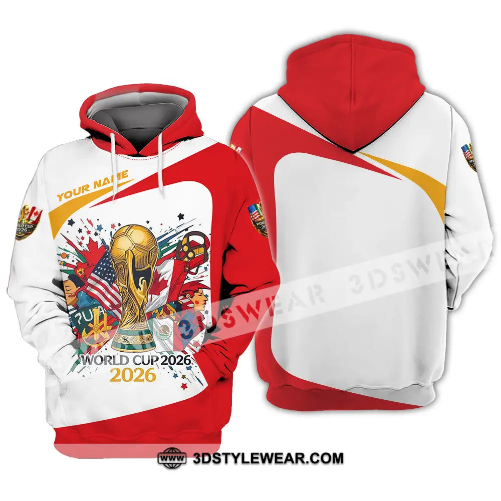 Unisex Shirt - Custom FIFA World Cup 2026 3D Shirt Hoodie / S T-shirt