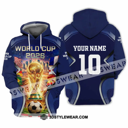 Unisex Shirt - Custom FIFA World Cup 2026 3D Shirt Hoodie / S T-shirt