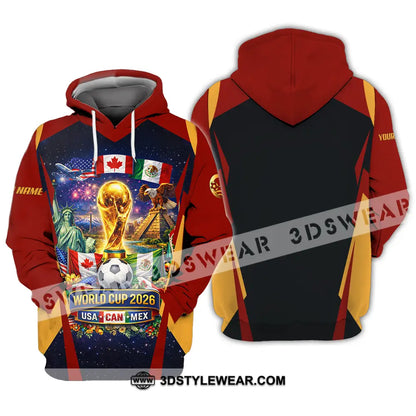 Unisex Shirt - Custom FIFA World Cup 2026 3D Shirt Hoodie / S T-shirt