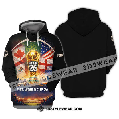 Unisex Shirt - Custom FIFA World Cup 2026 3D Shirt Hoodie / S T-shirt