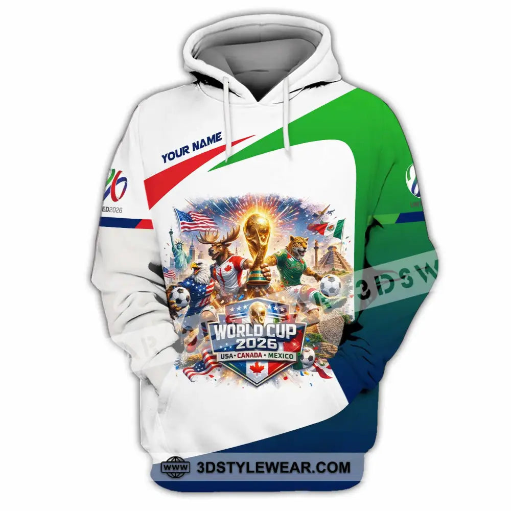 Unisex Shirt - Custom FIFA World Cup 2026 3D Shirt Hoodie / S T-shirt