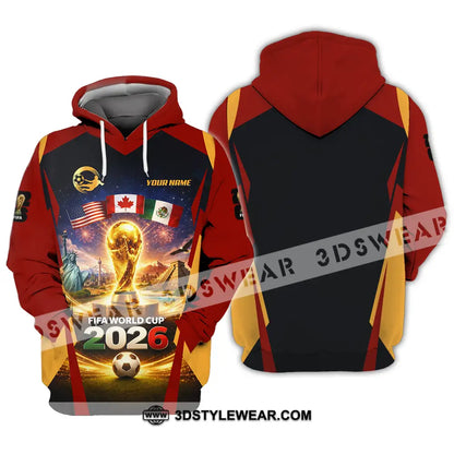 Unisex Shirt - Custom Fifa World Cup 2026 3D Shirt Hoodie / S T-shirt