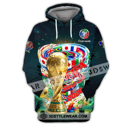 Unisex Shirt - Custom FIFA World Cup 2026 3D Shirt Hoodie / S T-shirt
