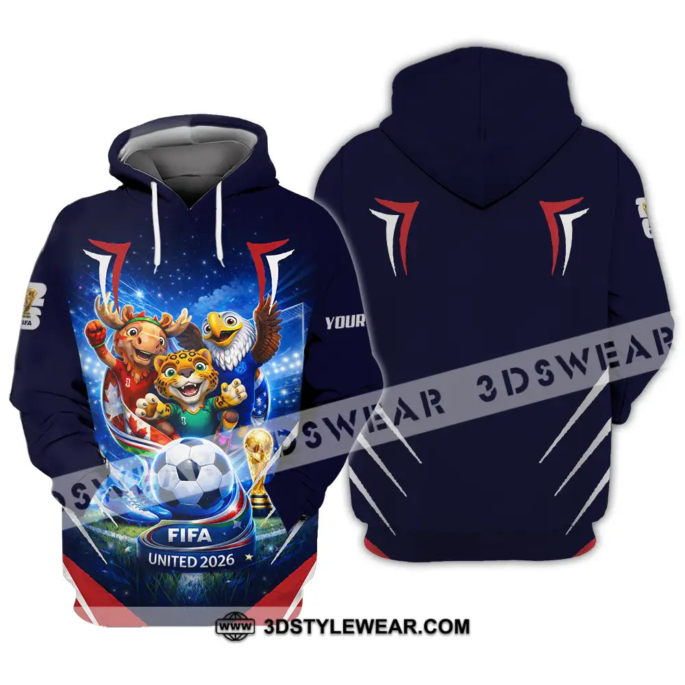 Unisex Shirt - Custom FIFA World Cup 2026 3D Shirt Hoodie / S T-shirt