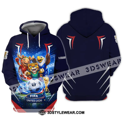 Unisex Shirt - Custom FIFA World Cup 2026 3D Shirt Hoodie / S T-shirt