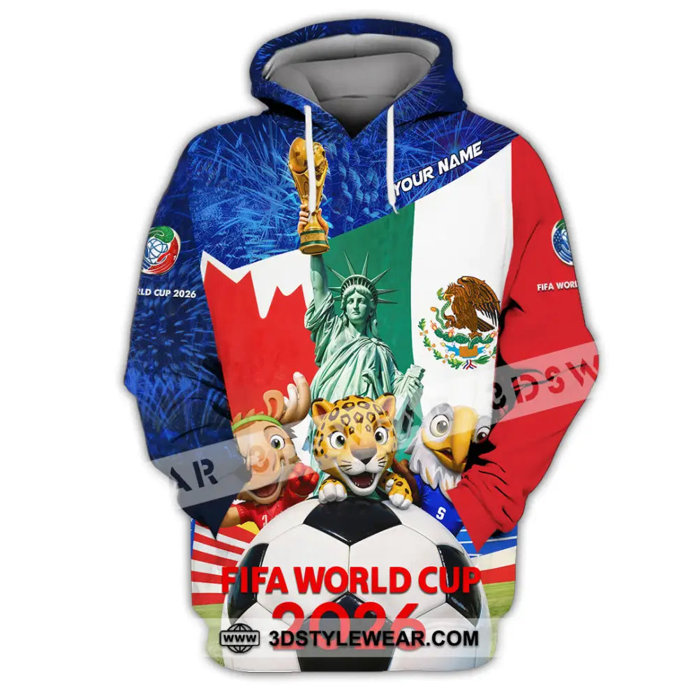 Unisex Shirt - Custom FIFA World Cup 2026 3D Shirt Hoodie / S T-shirt