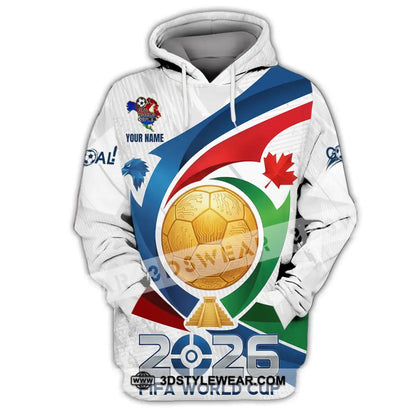 Unisex Shirt - Custom FIFA World Cup 2026 3D Shirt Hoodie / S T-shirt