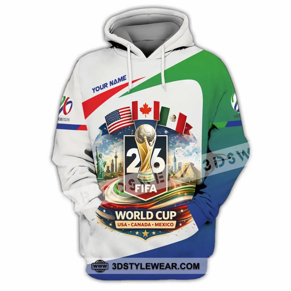 Unisex Shirt - Custom Fifa World Cup 2026 3D Shirt Hoodie / S T-shirt