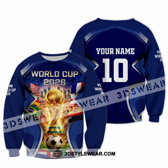 Unisex Shirt - Custom FIFA World Cup 2026 3D Shirt style option 3