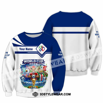 Unisex Shirt - Custom FIFA World Cup 2026 3D Shirt Long Sleeve / S T-shirt