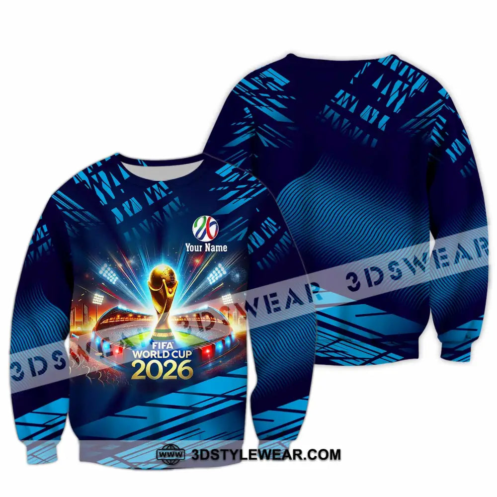 Unisex Shirt - Custom Fifa World Cup 2026 3D Shirt Long Sleeve / S T-shirt