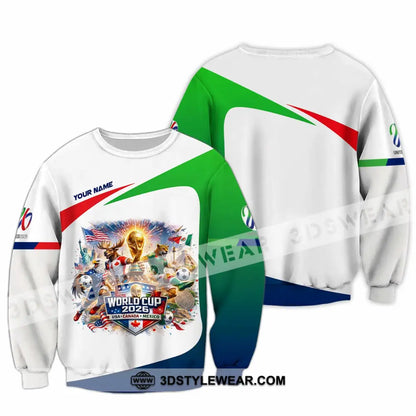 Unisex Shirt - Custom FIFA World Cup 2026 3D Shirt Long Sleeve / S T-shirt