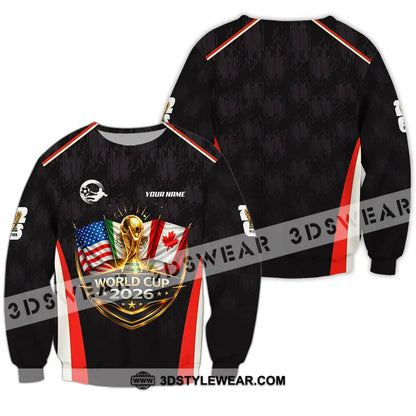 Unisex Shirt - Custom FIFA World Cup 2026 3D Shirt Long Sleeve / S T-shirt