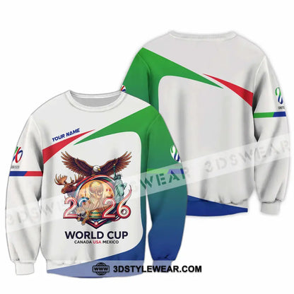 Unisex Shirt - Custom Fifa World Cup 2026 3D Shirt Long Sleeve / S T-shirt