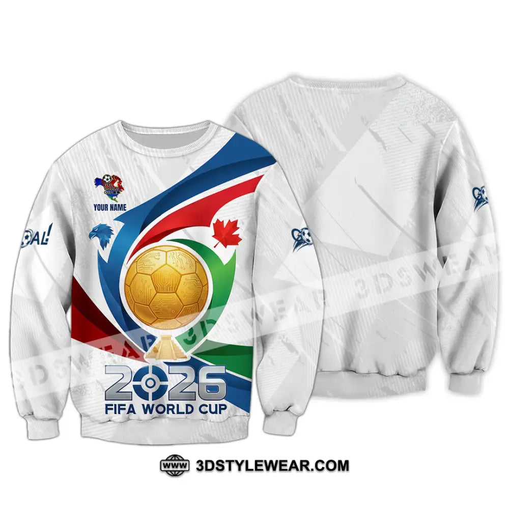 Unisex Shirt - Custom FIFA World Cup 2026 3D Shirt Long Sleeve / S T-shirt