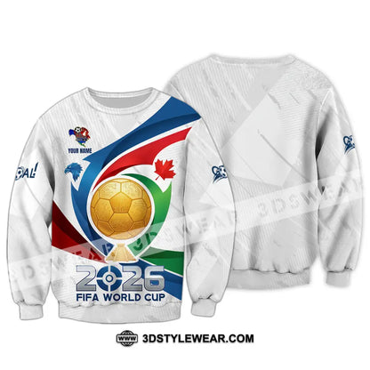 Unisex Shirt - Custom FIFA World Cup 2026 3D Shirt Long Sleeve / S T-shirt