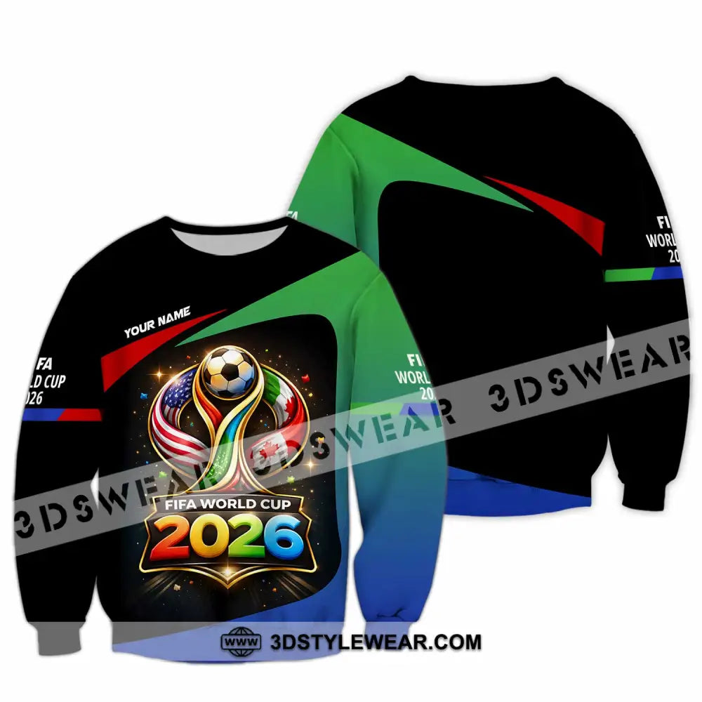 Unisex Shirt - Custom Fifa World Cup 2026 3D Shirt - Long Sleeve / S - T-shirt