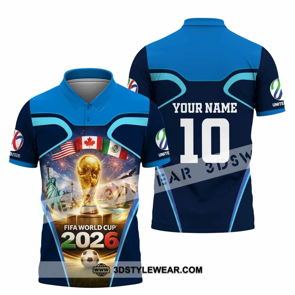 Unisex Shirt - Custom Fifa World Cup 2026 3D Shirt Polo Shirt / S T-shirt