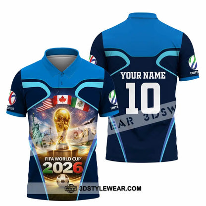 Unisex Shirt - Custom Fifa World Cup 2026 3D Shirt Polo Shirt / S T-shirt