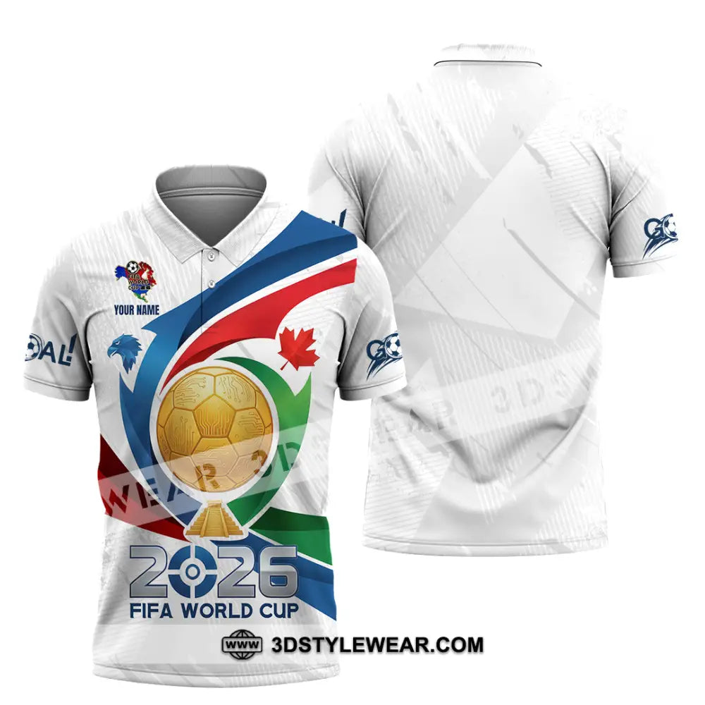 Unisex Shirt - Custom FIFA World Cup 2026 3D Shirt Polo Shirt / S T-shirt