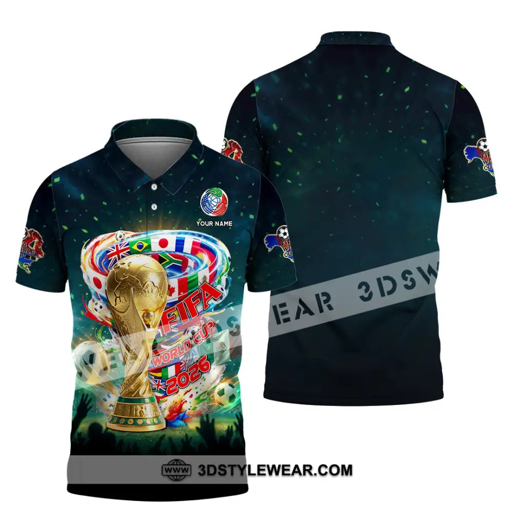 Unisex Shirt - Custom FIFA World Cup 2026 3D Shirt Polo Shirt / S T-shirt