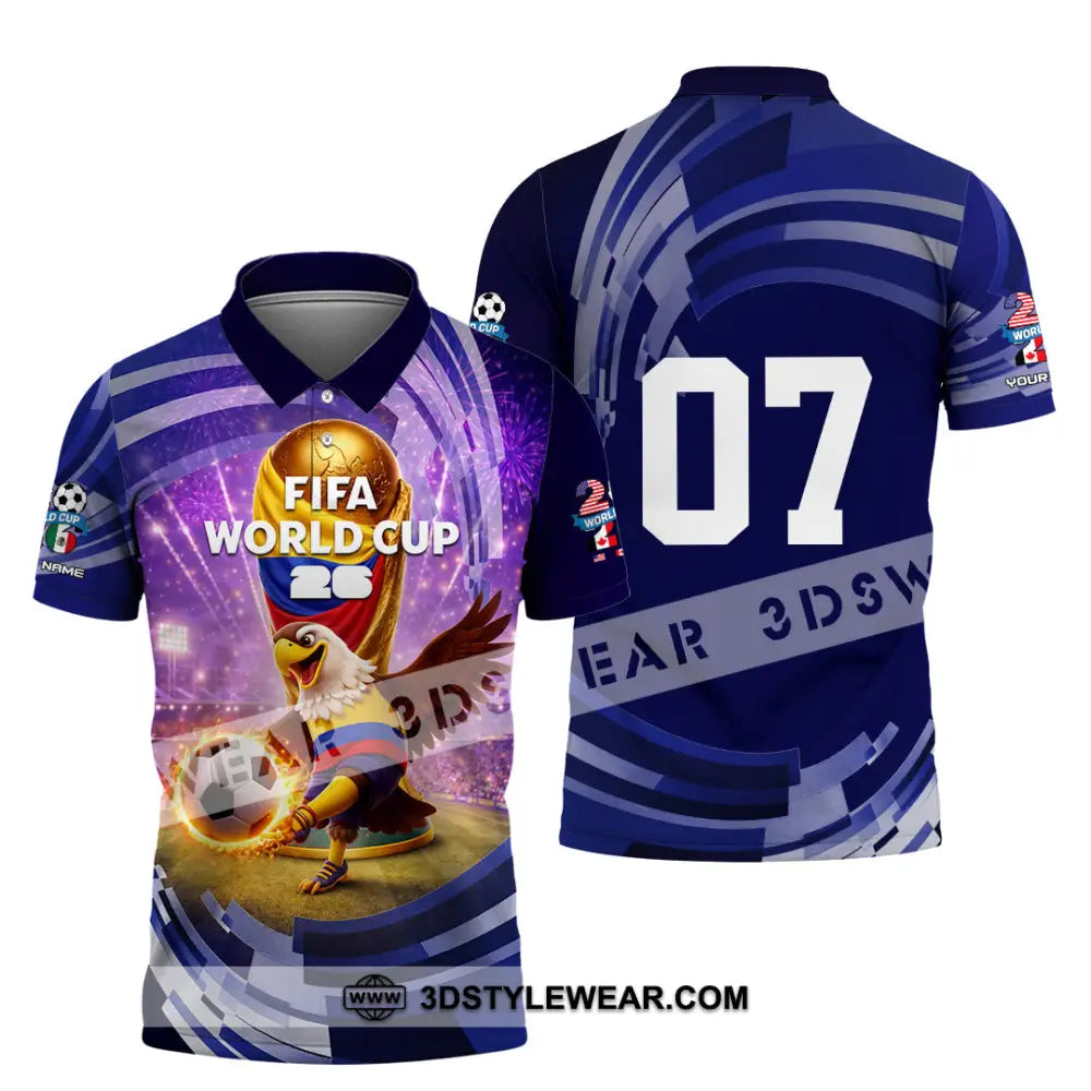 Unisex Shirt - Custom Fifa World Cup 2026 3D Shirt Polo Shirt / S T-shirt