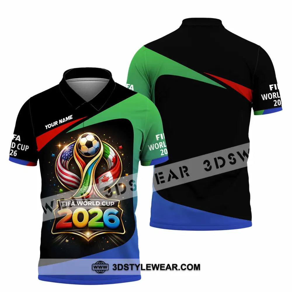 Unisex Shirt - Custom Fifa World Cup 2026 3D Shirt - Polo Shirt / S - T-shirt