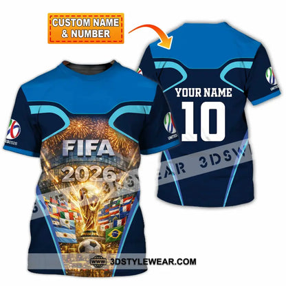 Unisex Shirt - Custom Fifa World Cup 2026 3D Shirt T-shirt