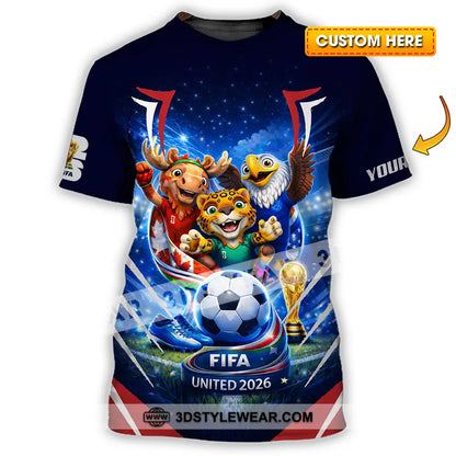Unisex Shirt - Custom FIFA World Cup 2026 3D Shirt T-shirt