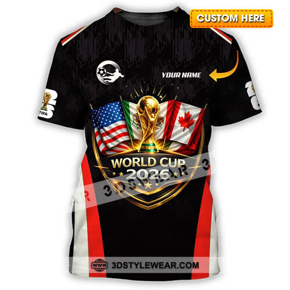 Unisex Shirt - Custom FIFA World Cup 2026 3D Shirt T-shirt