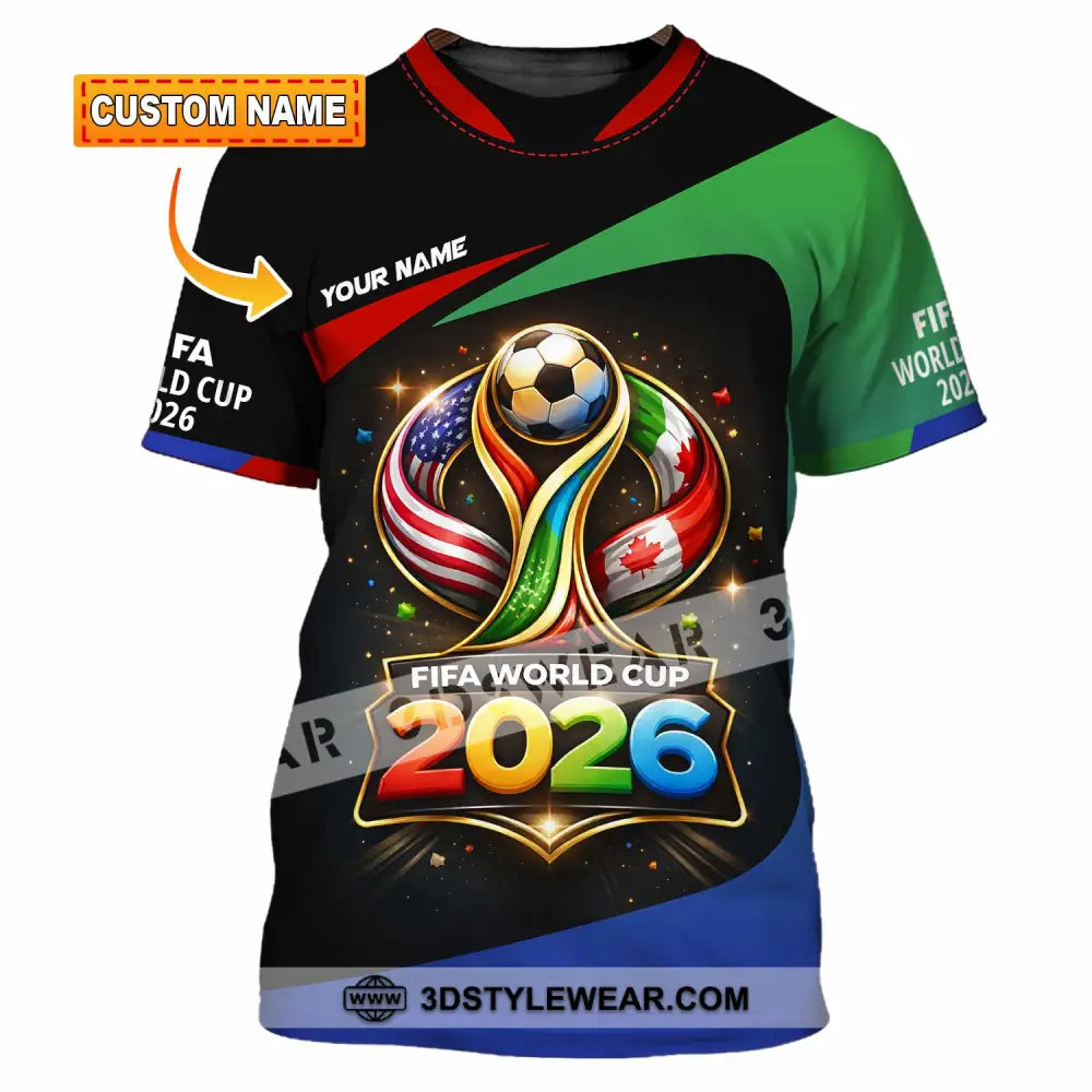 Unisex Shirt - Custom Fifa World Cup 2026 3D Shirt - T-shirt