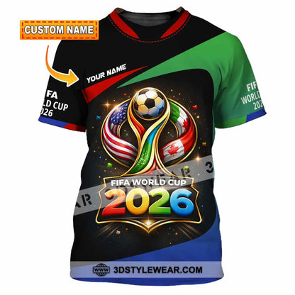 Unisex Shirt - Custom Fifa World Cup 2026 3D Shirt - T-shirt