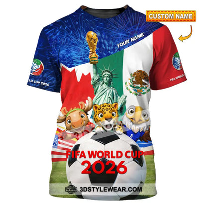 Unisex Shirt - Custom FIFA World Cup 2026 3D Shirt T-shirt
