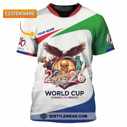 Unisex Shirt - Custom Fifa World Cup 2026 3D Shirt T-shirt