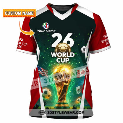 Unisex Shirt - Custom Fifa World Cup 2026 3D Shirt T-shirt