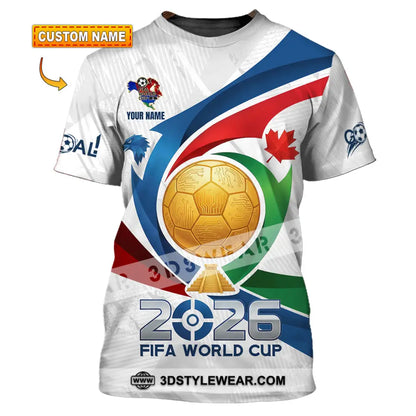 Unisex Shirt - Custom FIFA World Cup 2026 3D Shirt T-shirt
