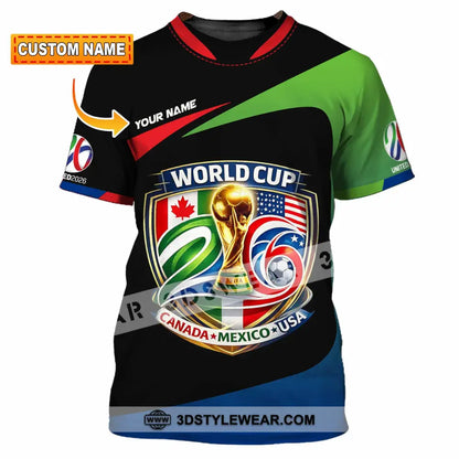 Unisex Shirt - Custom Fifa World Cup 2026 3D Shirt T-shirt
