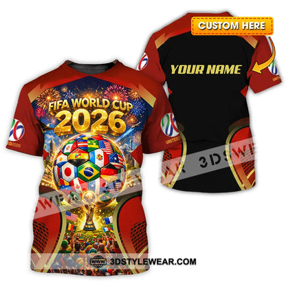 Unisex Shirt - Custom FIFA World Cup 2026 3D Shirt T-shirt