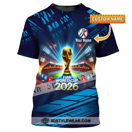 Unisex Shirt - Custom Fifa World Cup 2026 3D Shirt style option 1