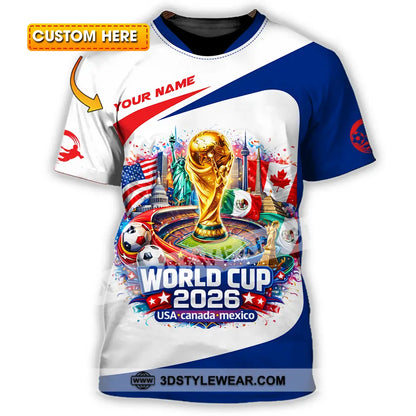 Unisex Shirt - Custom FIFA World Cup 2026 3D Shirt T-shirt