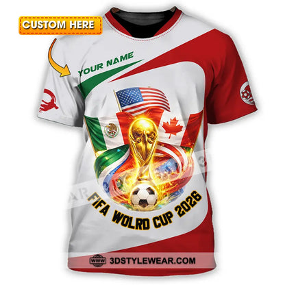 Unisex Shirt - Custom FIFA World Cup 2026 3D Shirt T-shirt