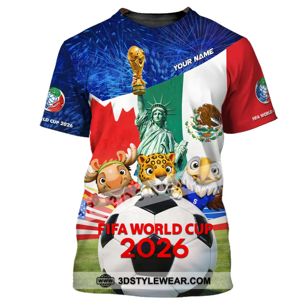 Unisex Shirt - Custom FIFA World Cup 2026 3D Shirt T-Shirt / S T-shirt