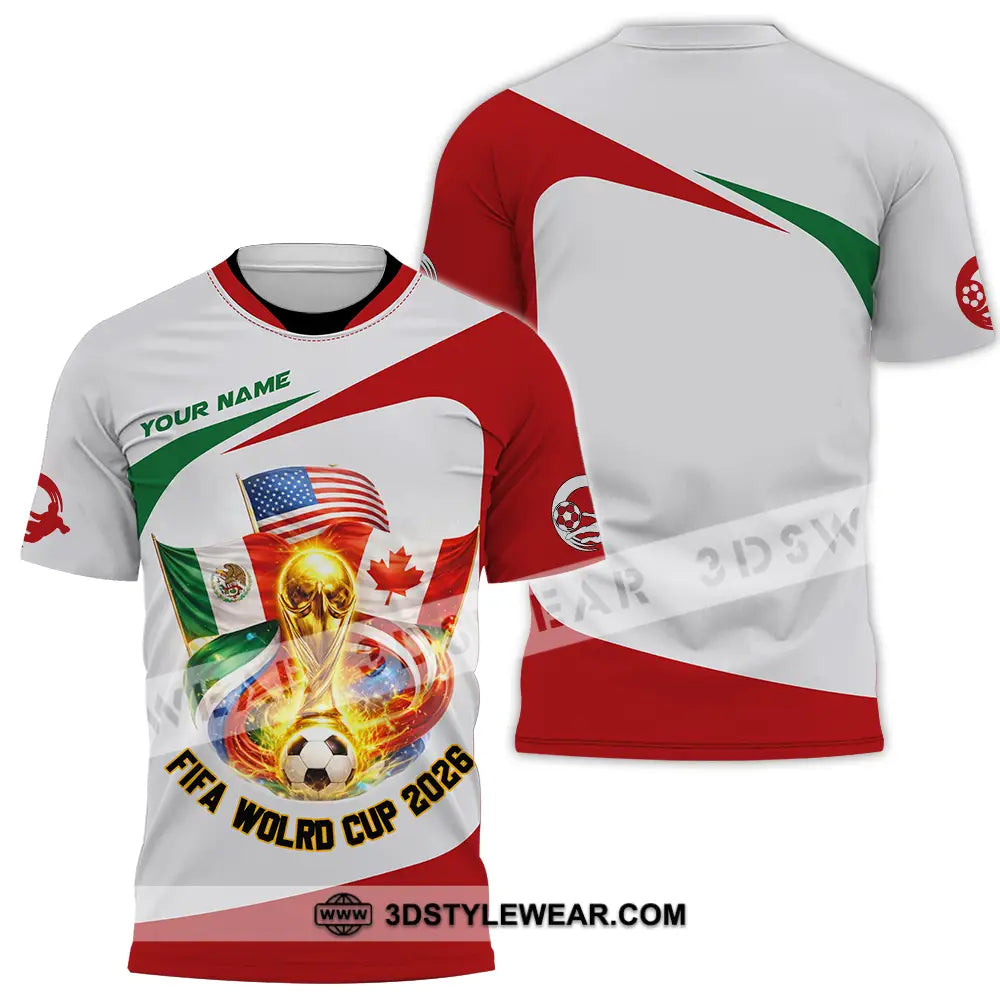 Unisex Shirt - Custom FIFA World Cup 2026 3D Shirt T-Shirt / S T-shirt
