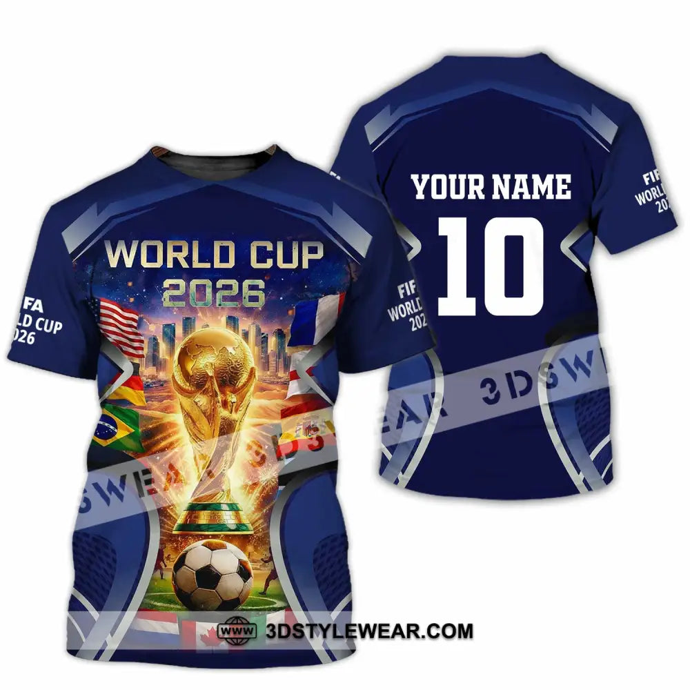 Unisex Shirt - Custom FIFA World Cup 2026 3D Shirt T-Shirt / S T-shirt